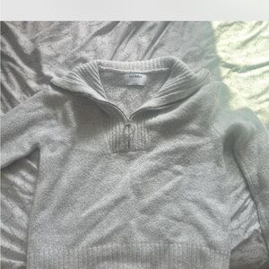 Old Navy Gray Zip Up Sweater